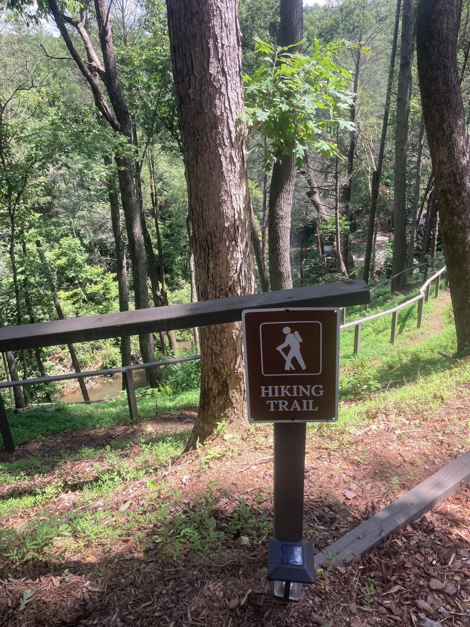 Entrance of our Private Hiking Trail.