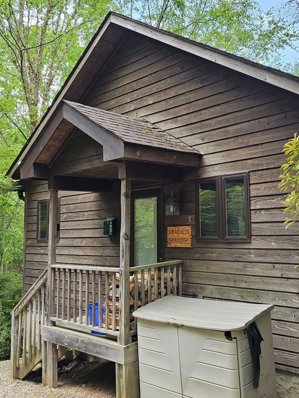 Front of cabin