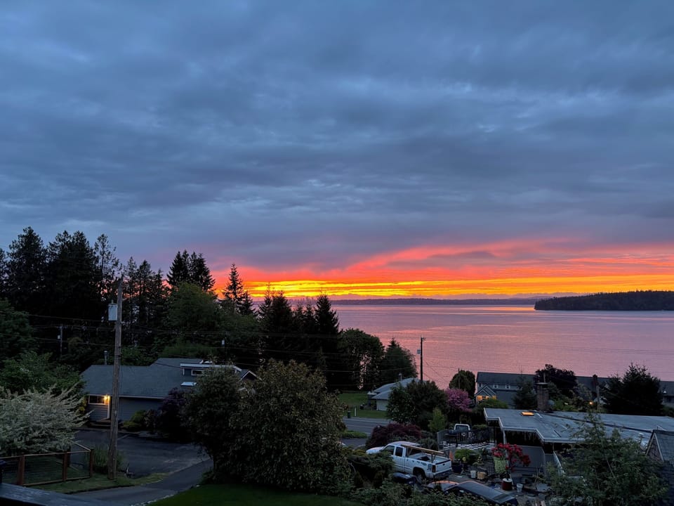 Sunrise over the Sound