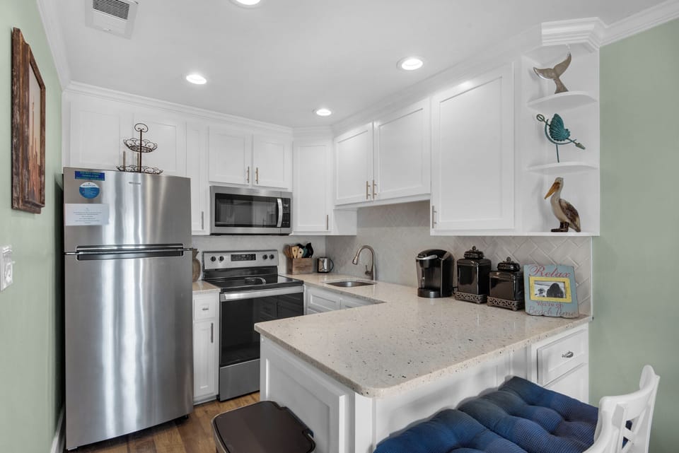 Freshley remodeled kitchen