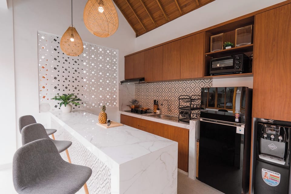 Classic Villa, 3 Bedrooms, Private Pool | Private kitchen | Highchair