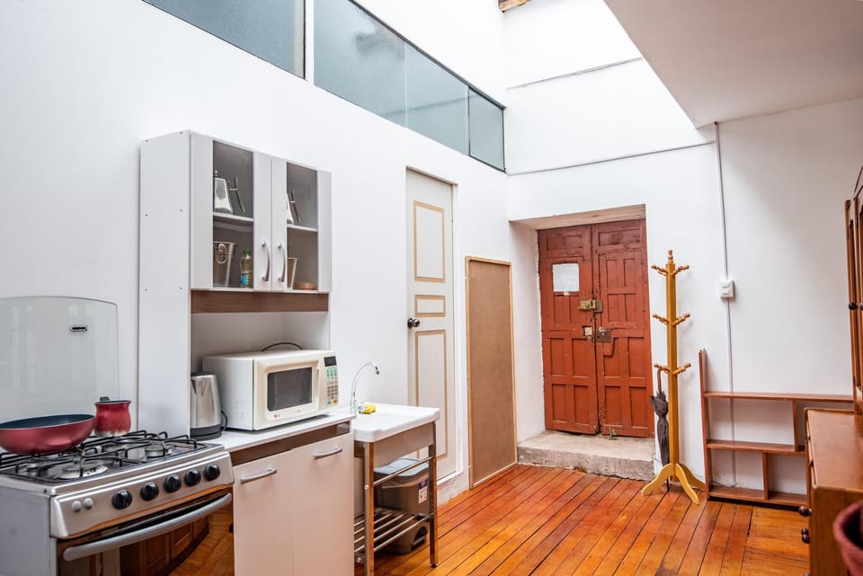 Comfort Double Room, Mountain View | Private kitchen | Mini-fridge, microwave, oven, stovetop