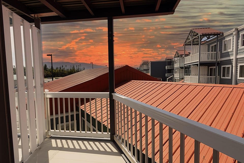 The view from the deck.