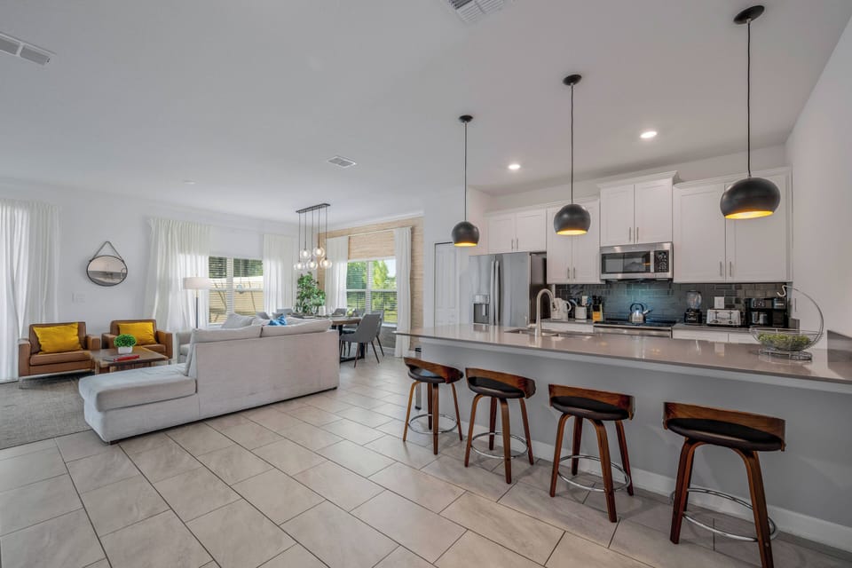Kitchen and dining area