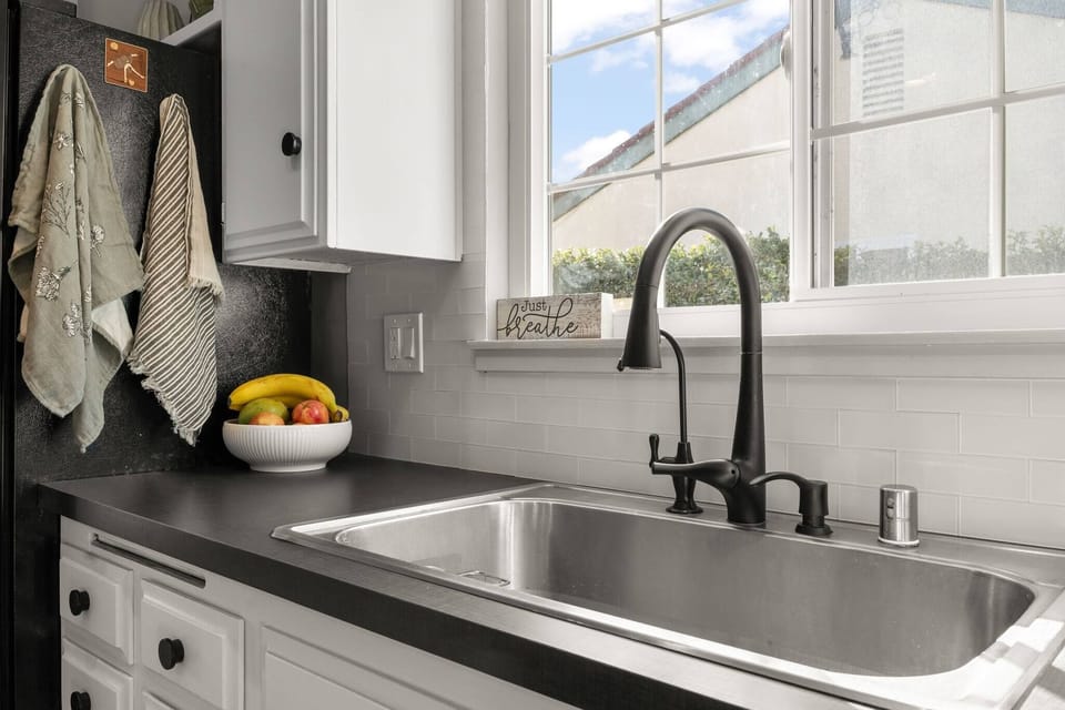 Refresh yourself with reverse osmosis water and ice after birdwatching and hiking at the Bolsa Chica Wetlands, located a few minutes away.