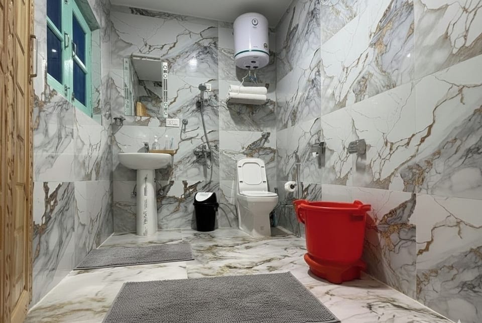 Free toiletries, bathrobes, slippers, bidet