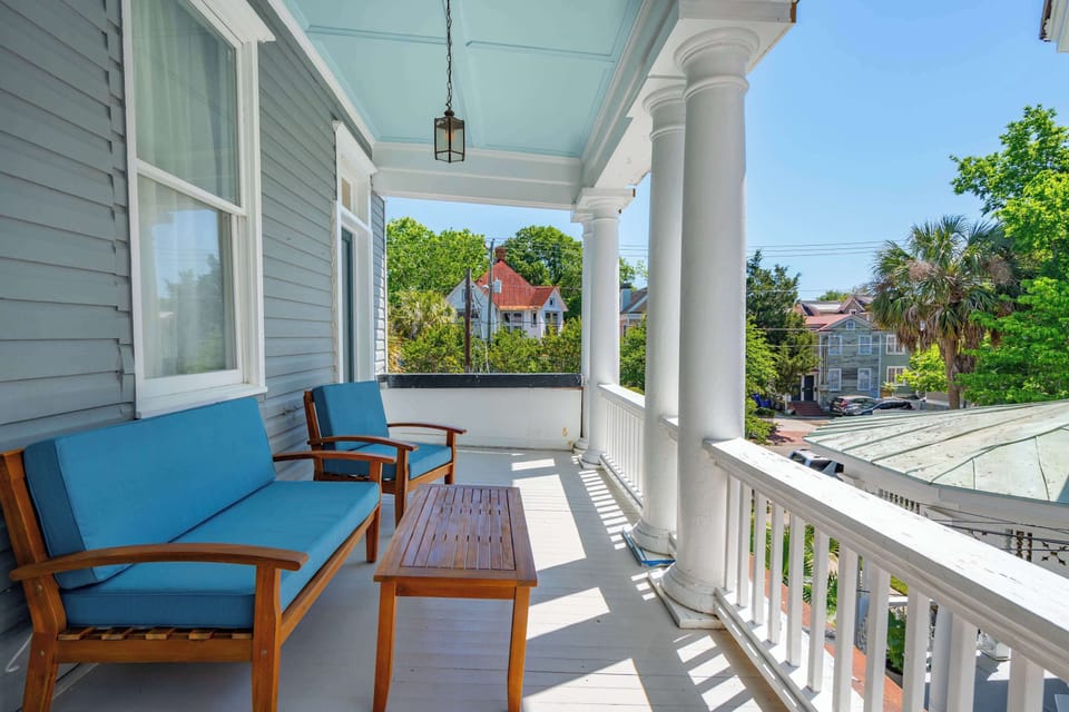spacious private balcony 