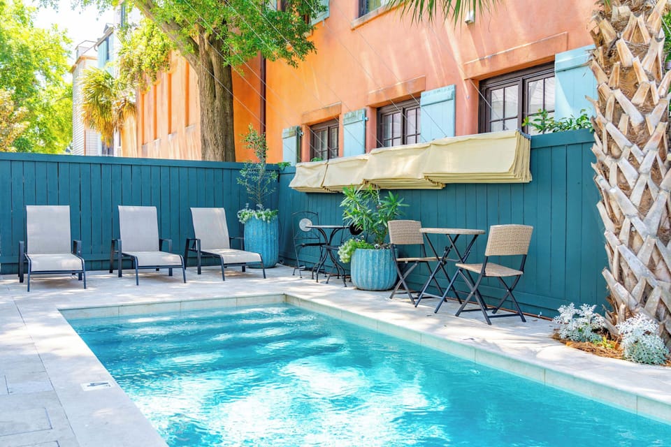 Our heated salt water pool is open year round!