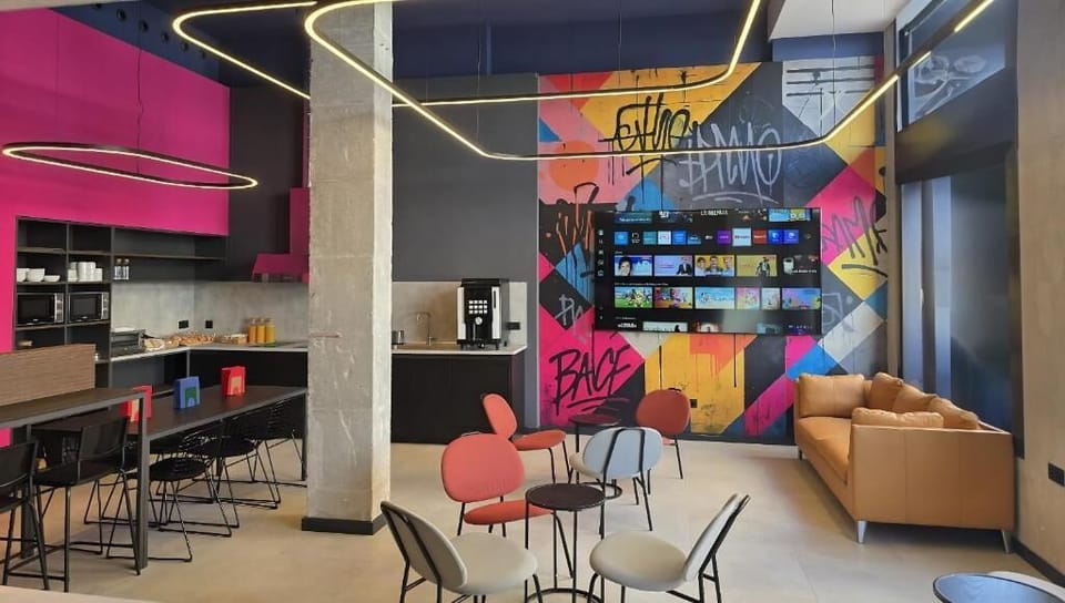 Lobby sitting area