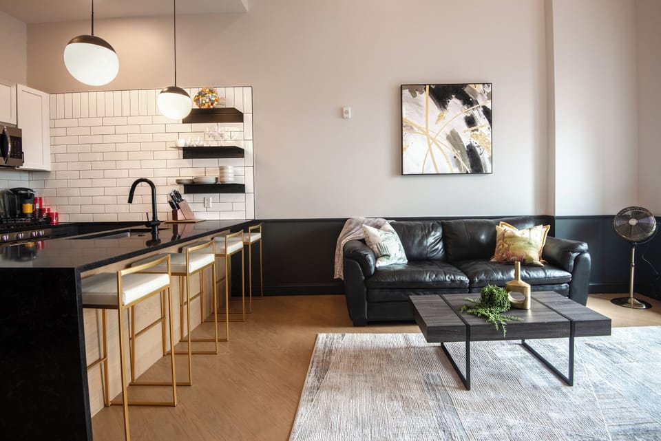 Gastronomic adventures await in our second, well-appointed kitchen, a haven for any culinary enthusiast.