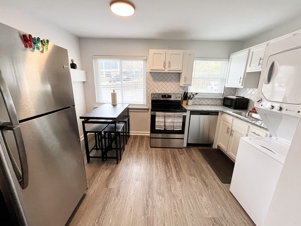 Both Units B1&B2 have a 4 seat dining area where you can enjoy your cooking or a card game together.