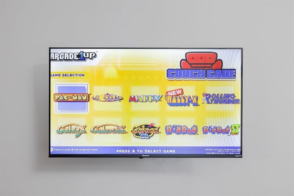 Couchcade with great games to sit back and relax