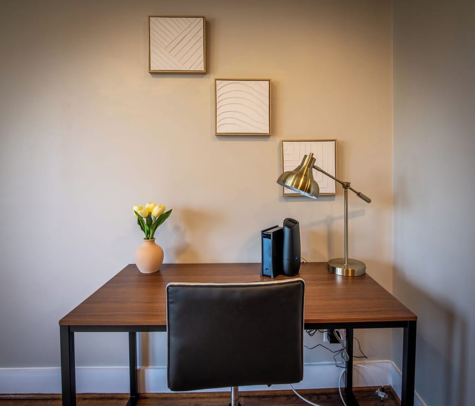 Designated desk space