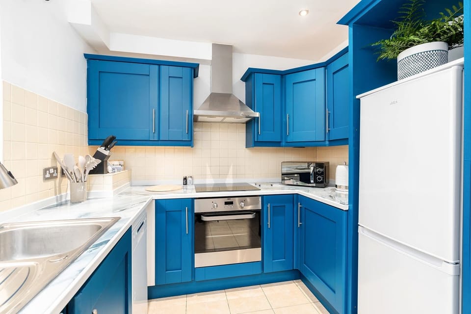 Fully Equipped Kitchen | Ready for Cooking Delicious Dinners | Includes Dishwasher, Fridge, and Freezer
