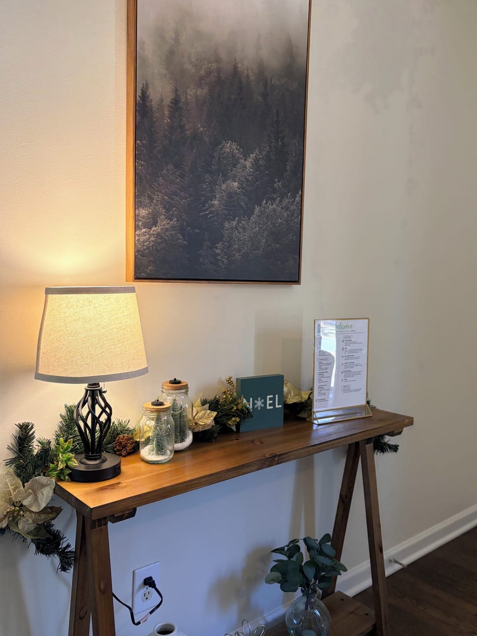 Warm and welcoming with sweet seasonal decor