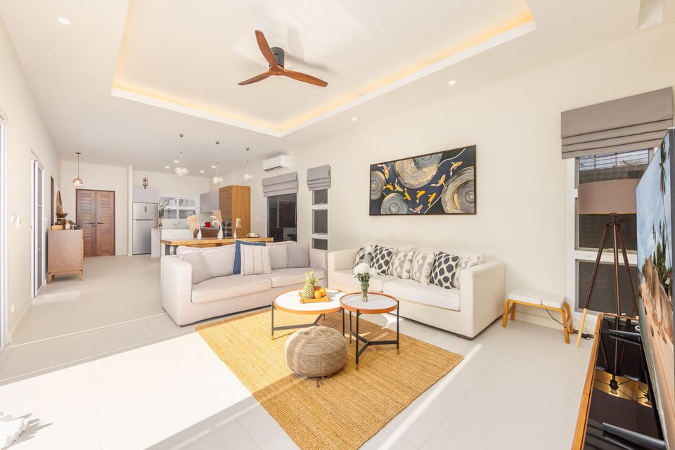 Family Villa, Garden View | Living area