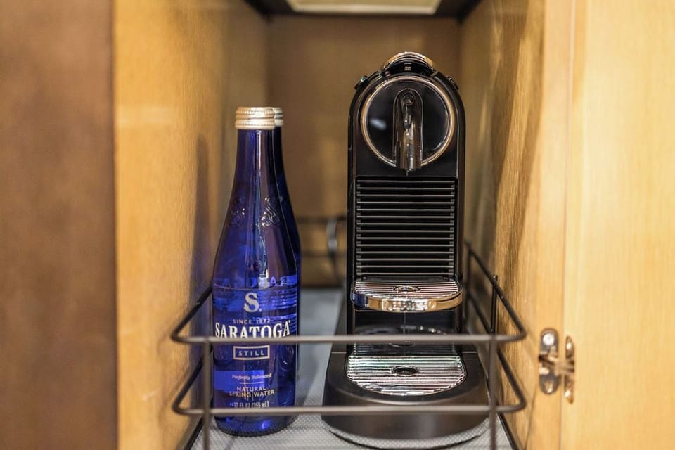 In-room safe, laptop workspace, blackout drapes, soundproofing