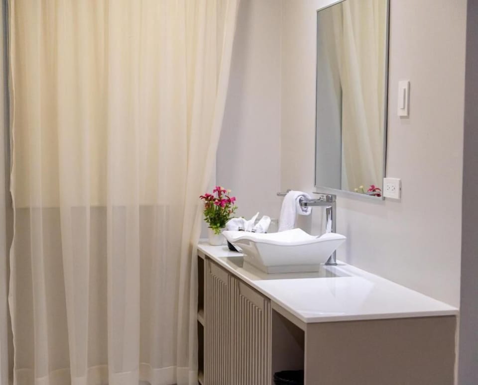 Family Double Room | Bathroom | Rainfall showerhead, hair dryer, bathrobes, towels