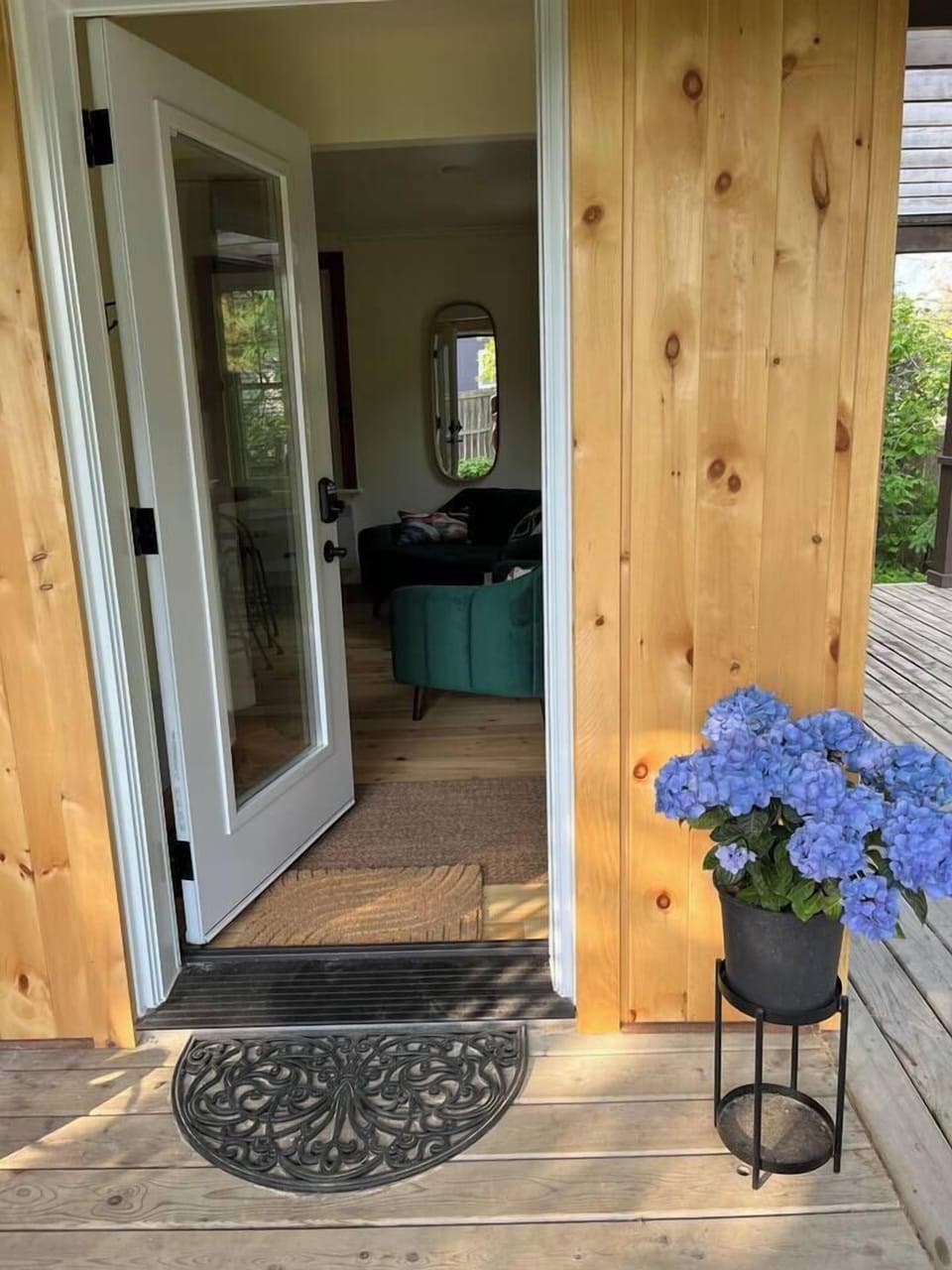 Front door to 'El Nido'