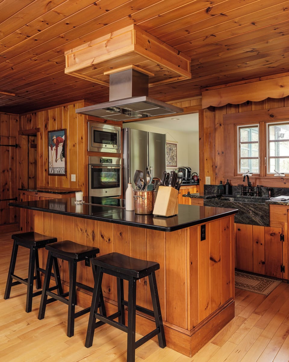 Fully stocked kitchen with all of the utensils, pots, and pans you'll need