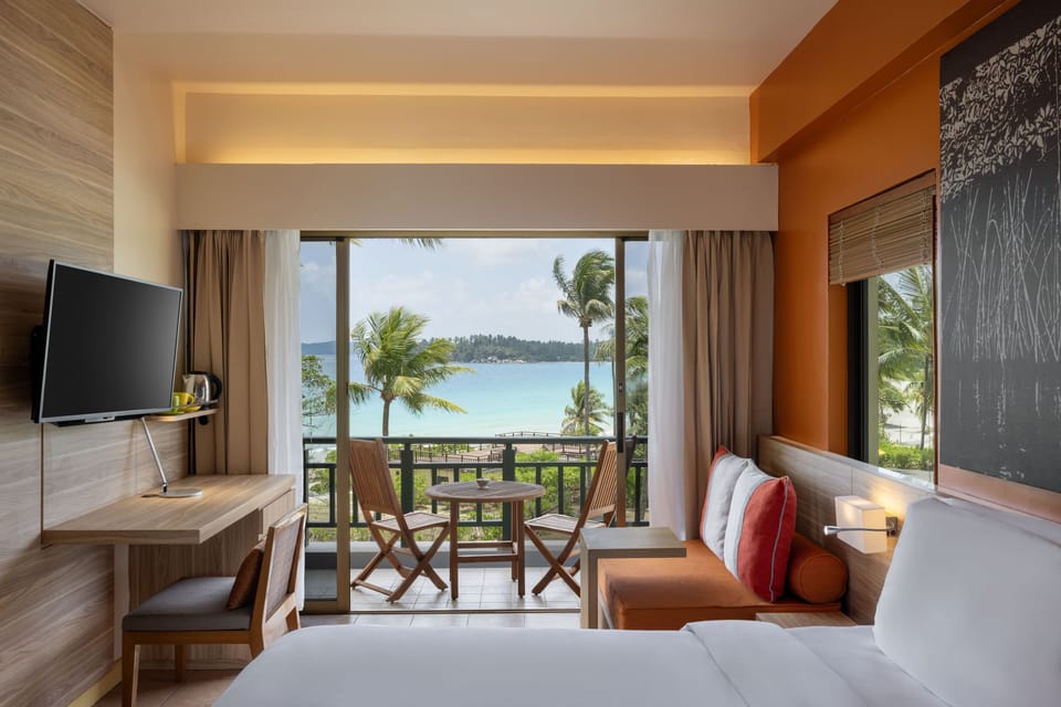 Island Chill Room, includes Return Transfer (BBT Terminal and Resort) | Minibar (some free items), in-room safe, desk