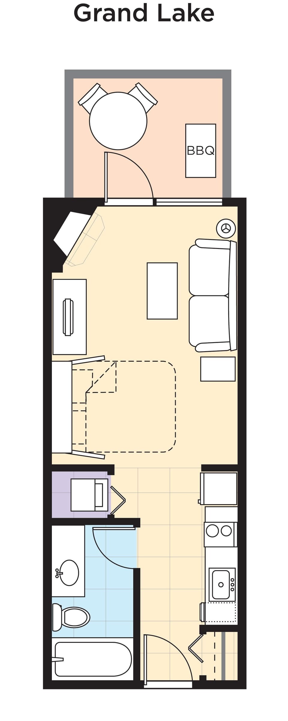 Standard Studio, Non Smoking, Kitchenette | Iron/ironing board, WiFi, bed sheets