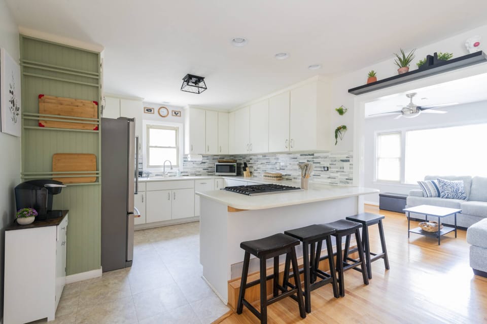 Cook something special in this modern kitchen.