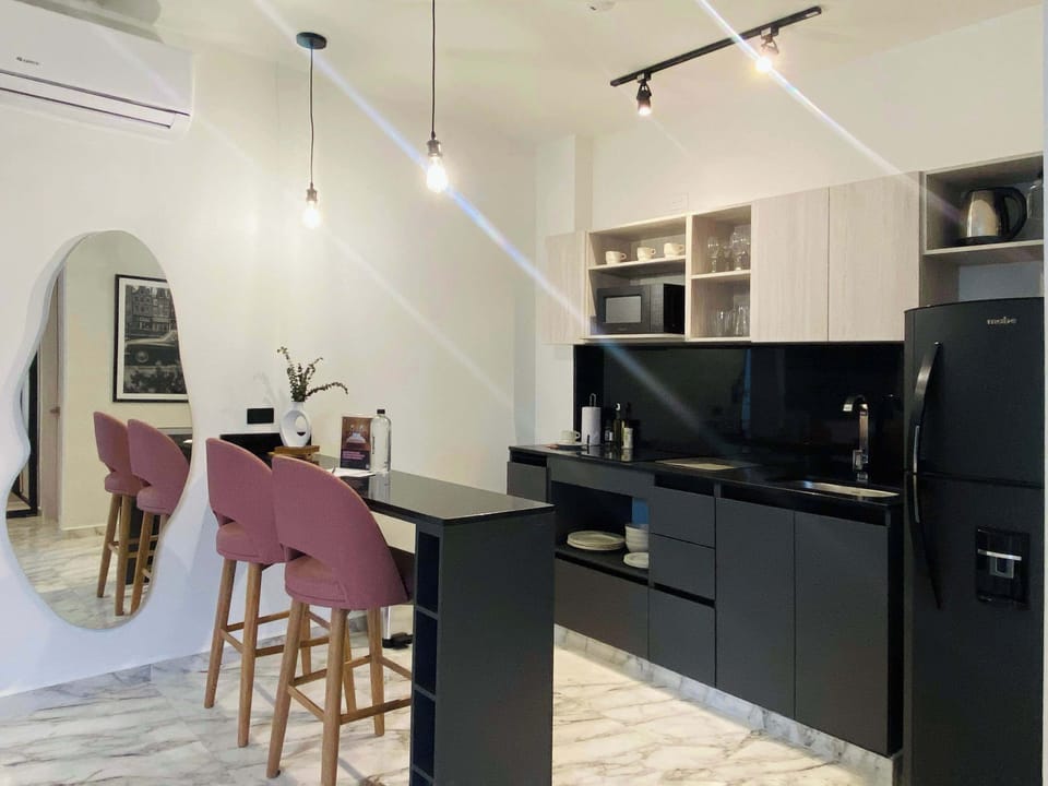 Equipped kitchen