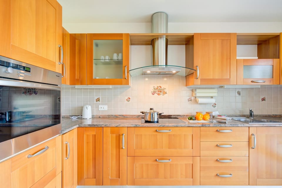 Family Villa, 2 Bedrooms, Terrace, Mountainside (Casa Zaira 1 2BR in Caviano) | Private kitchen | Espresso maker, coffee/tea maker