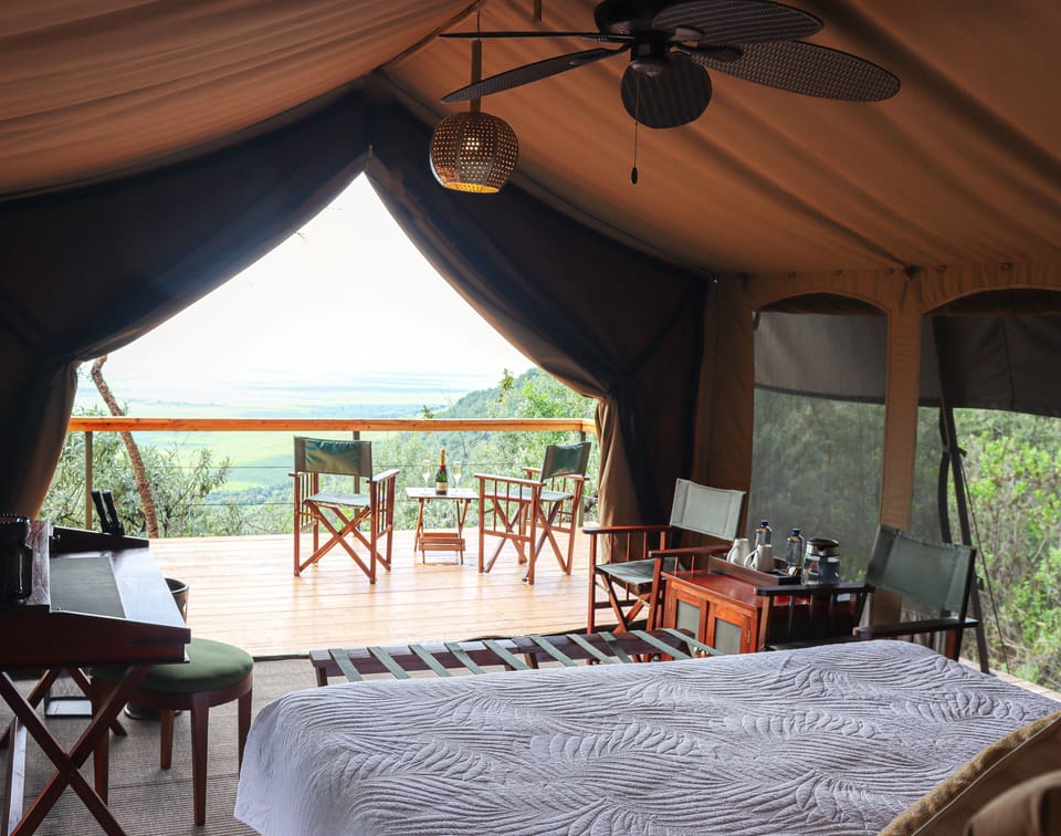 Deluxe Double Tent | In-room safe, desk, iron/ironing board, free cribs/infant beds