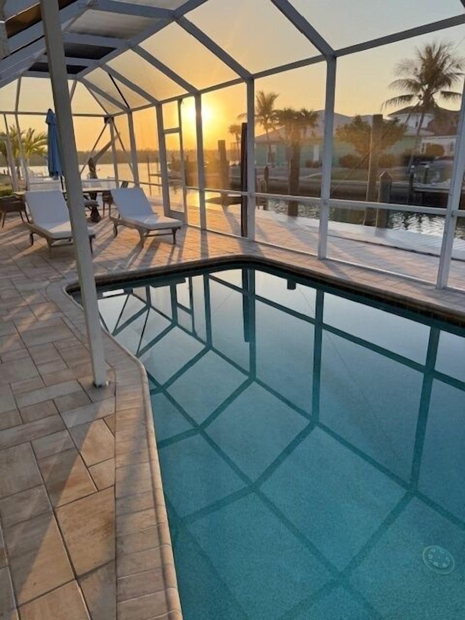 Enjoy the beautiful Sunset poolside.