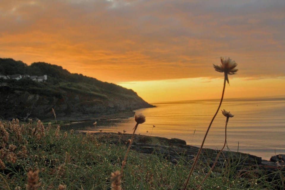 Aberporth sun set
