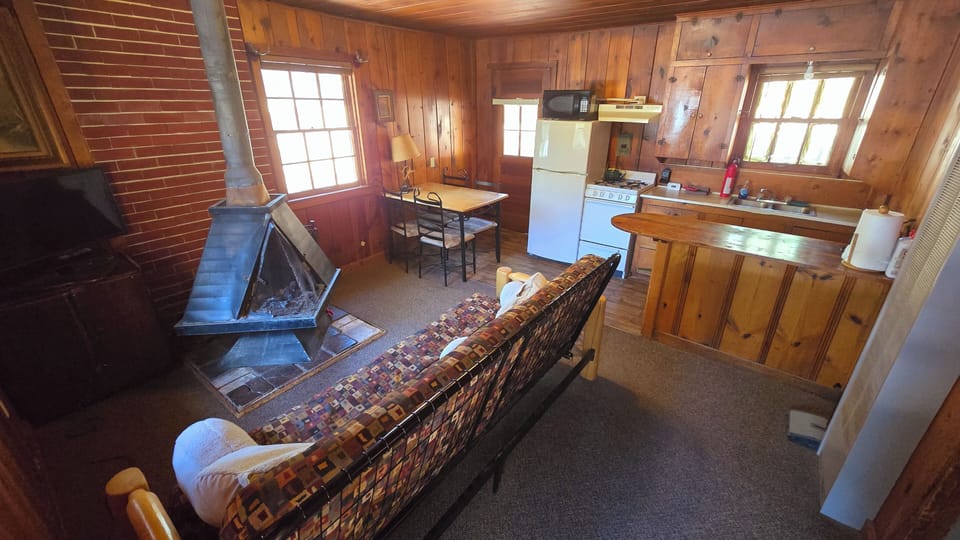 Living rrom, Dining area, and kitchen.