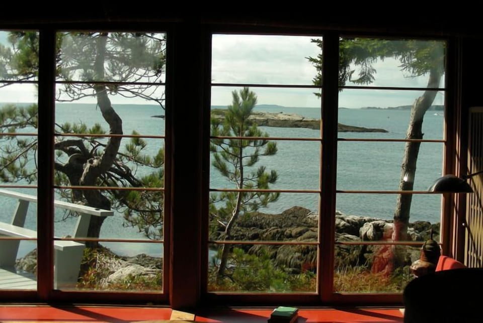 Water views from living area