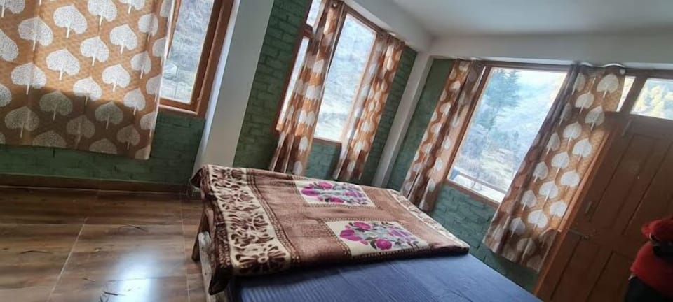 Sanjeevani double room | Blackout drapes, iron/ironing board