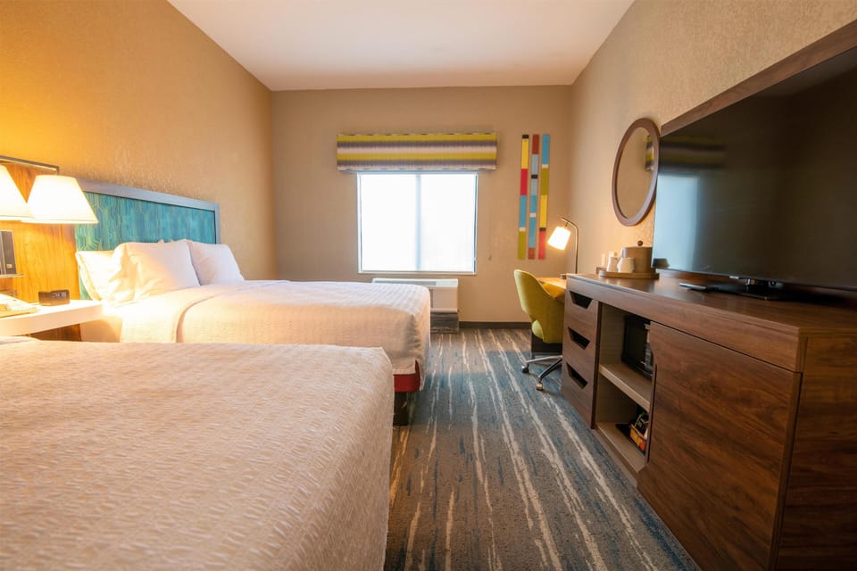 Room, 2 Queen Beds, Non Smoking | In-room safe, blackout drapes, iron/ironing board, free WiFi