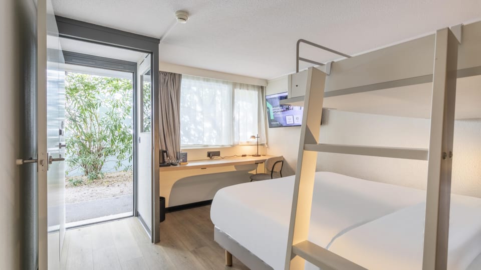 Standard Room, Multiple Beds | Premium bedding, desk, soundproofing, iron/ironing board