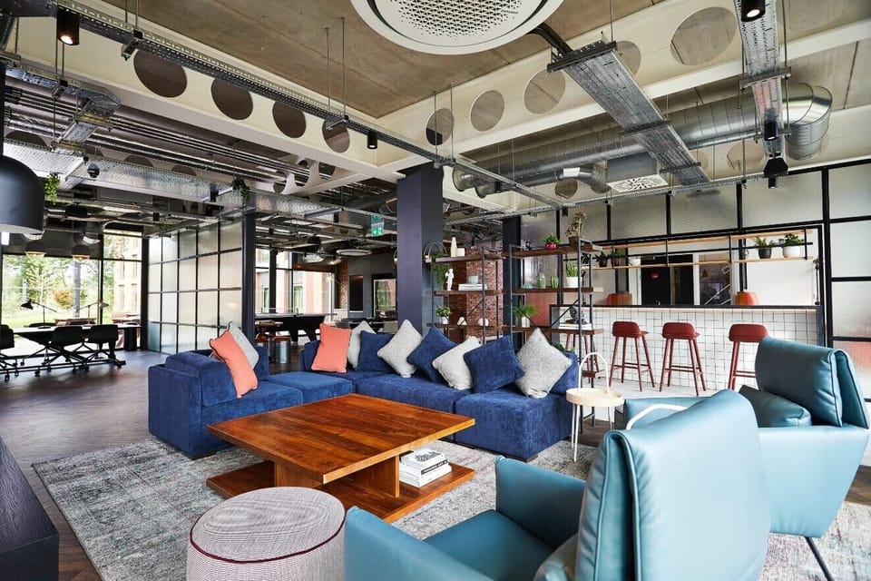 Lobby sitting area