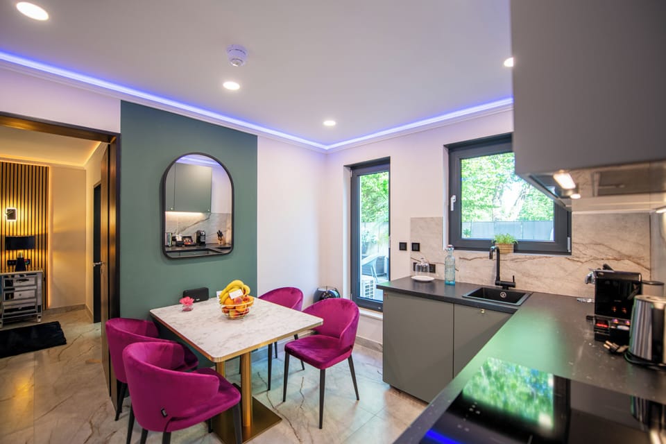 Apartment, 2 Bedrooms, Garden View (Adina) | In-room safe, desk, blackout drapes, soundproofing