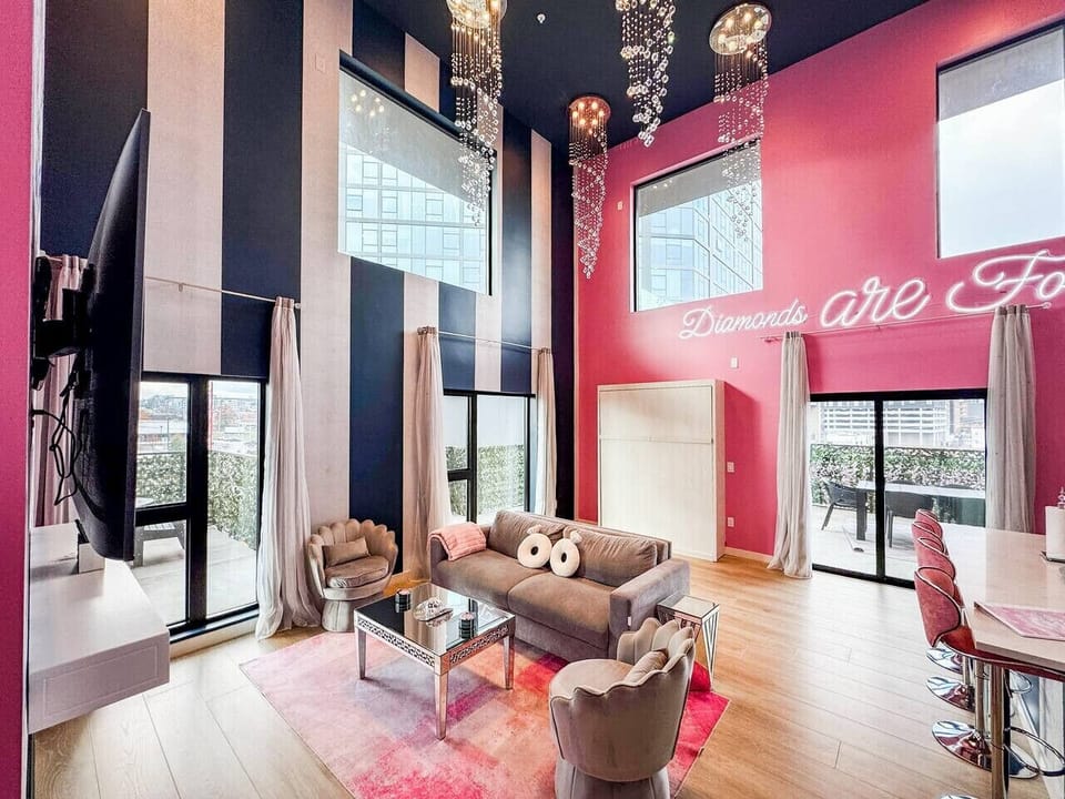 Diamonds are Forever Open Concept living/dining/kitchen