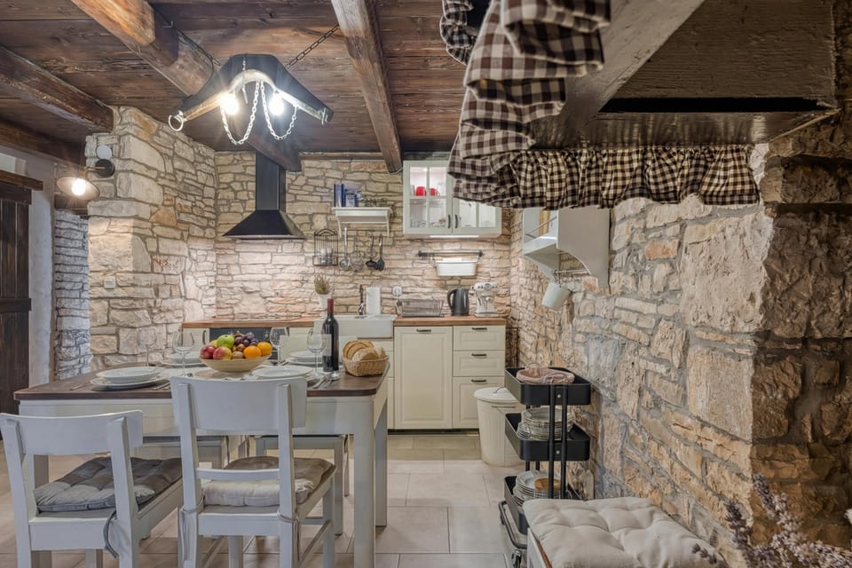 Kitchen and dining area