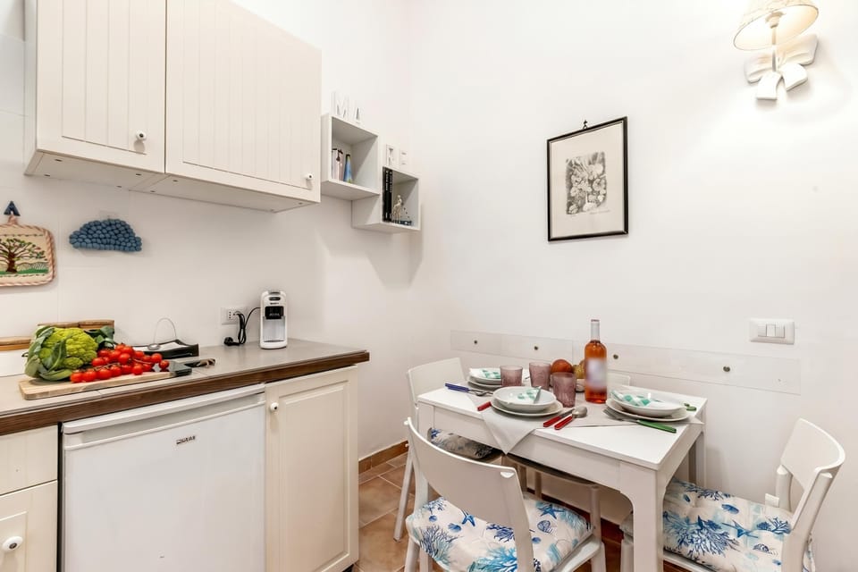 Kitchen and dining area