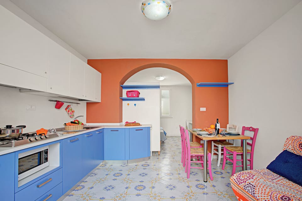 Kitchen and dining area