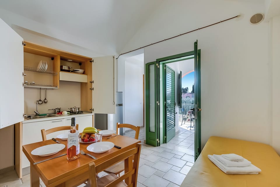 Kitchen and dining area