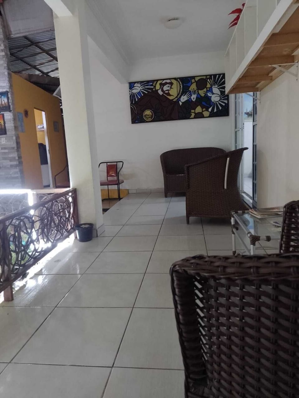Interior entrance