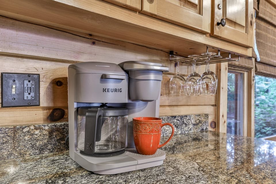 Enjoy A Cup Of Coffee In The Mountains 