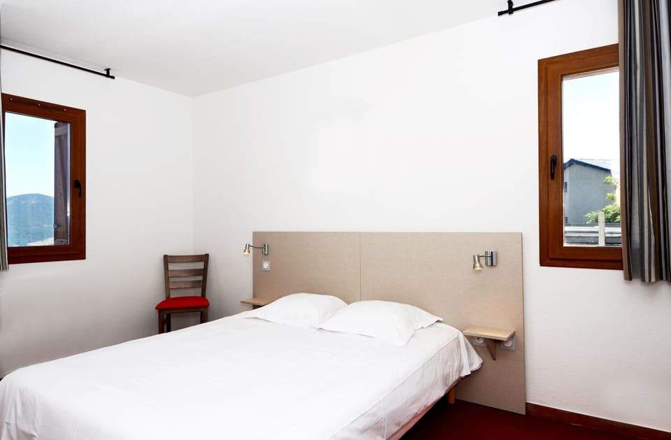 Fall asleep in our cozy bedroom.