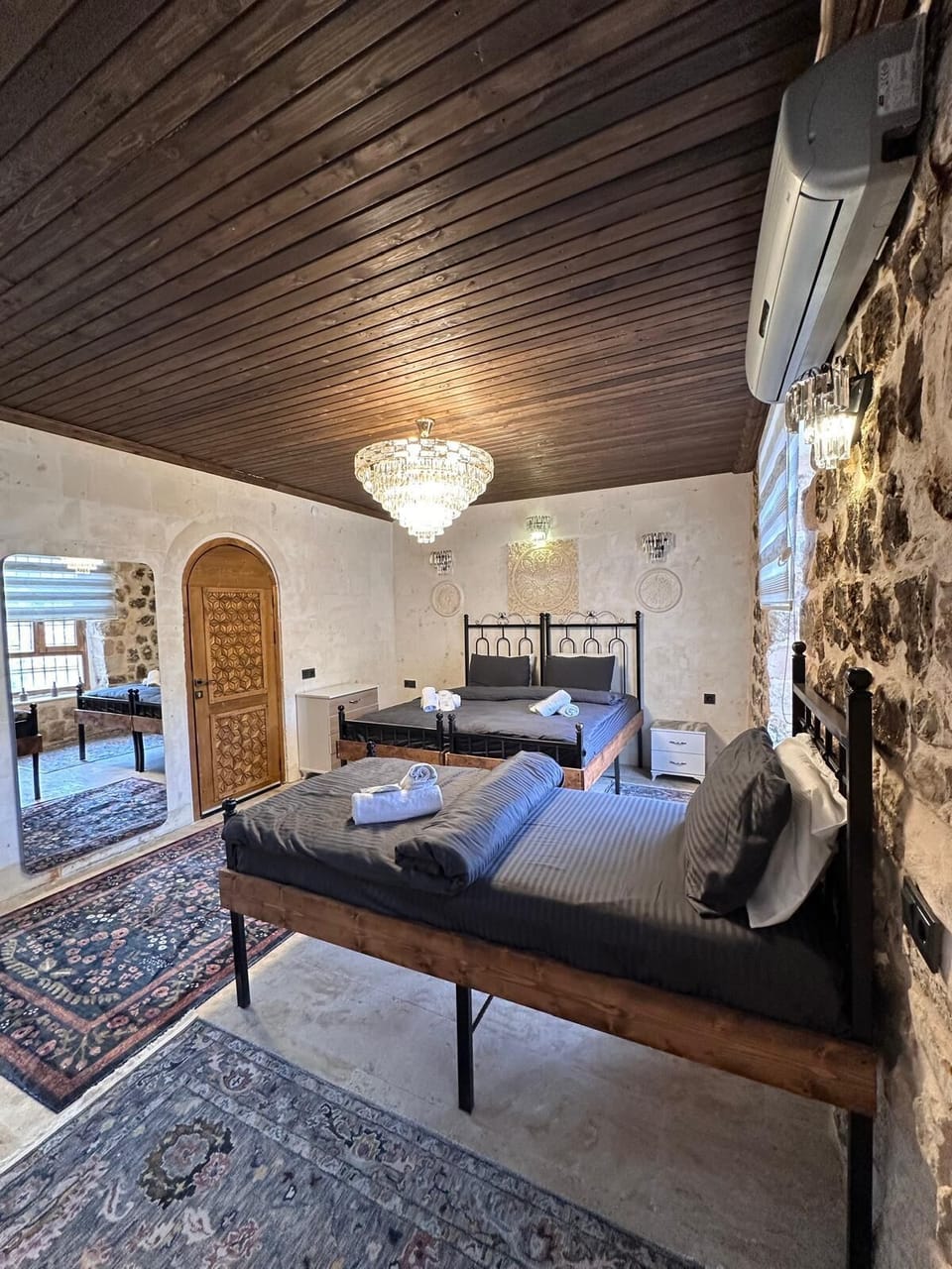 Comfort Triple Room | Laptop workspace, iron/ironing board (on request), WiFi (free)