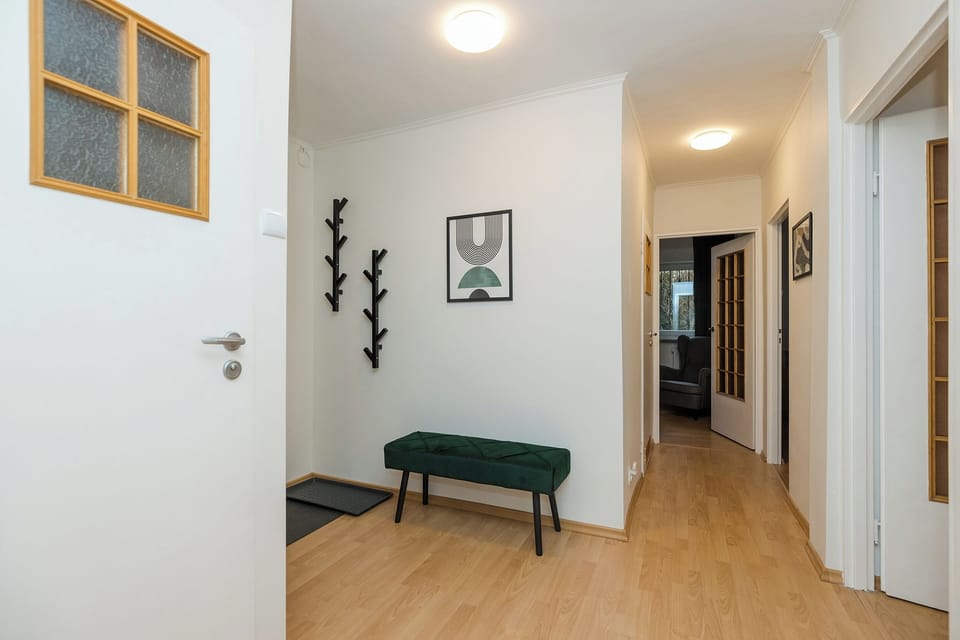 Classic Apartment, Balcony, Garden View | 3 bedrooms, blackout drapes, iron/ironing board, free WiFi
