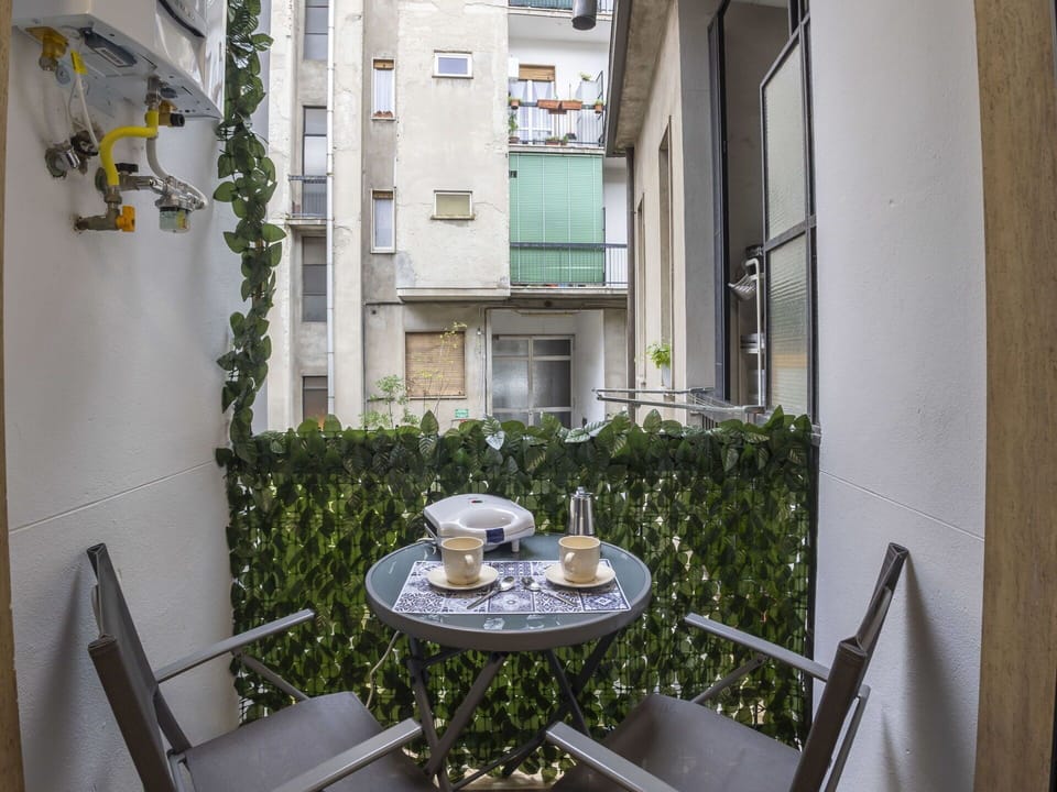 Apartment, Balcony, Chair, Houseplant, Daylighting
